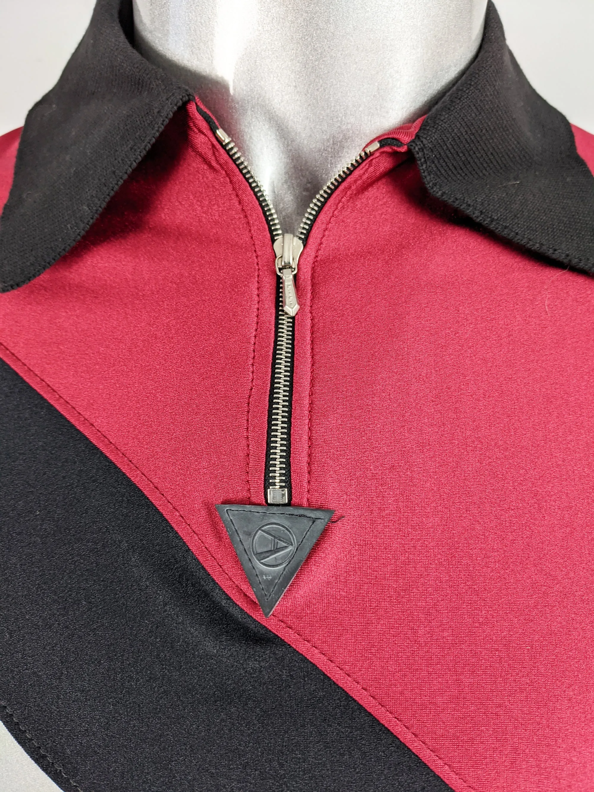 Vintage Mens Stretch Jersey Polo Shirt, 1990s