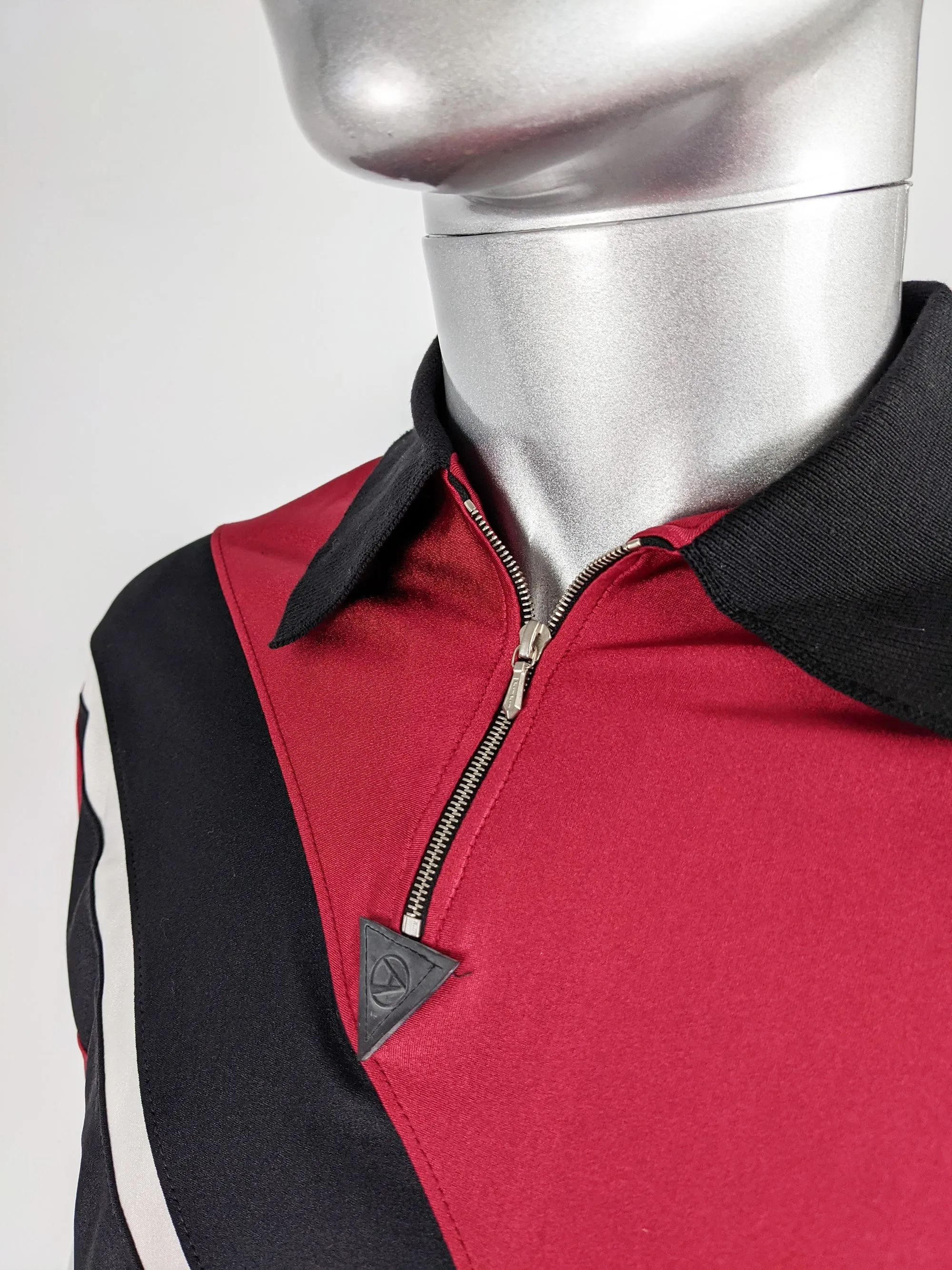 Vintage Mens Stretch Jersey Polo Shirt, 1990s
