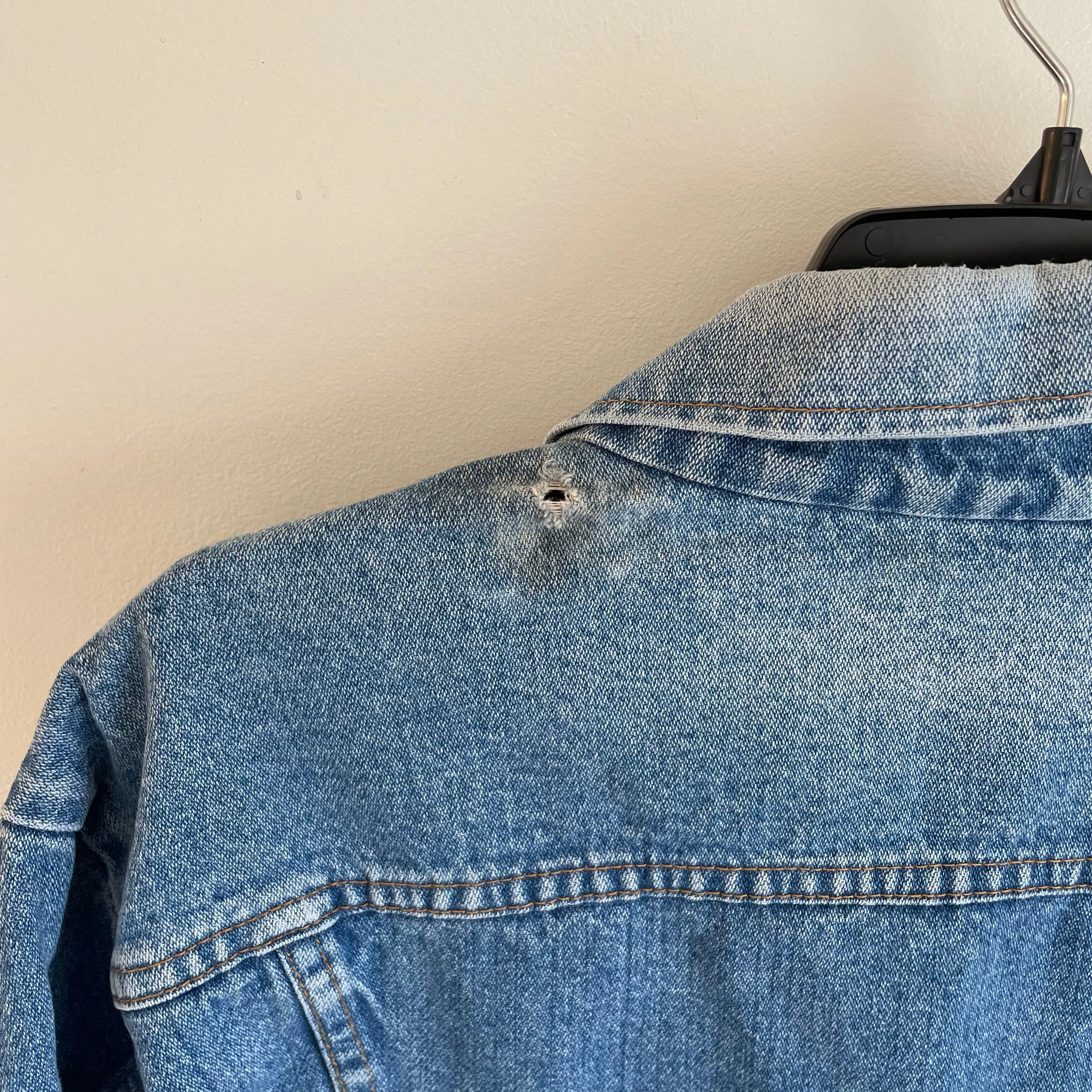 Vintage Unisex 80s 90s Key Imperial Denim Trucker jacket // Size 44R // Made in USA (HT22)