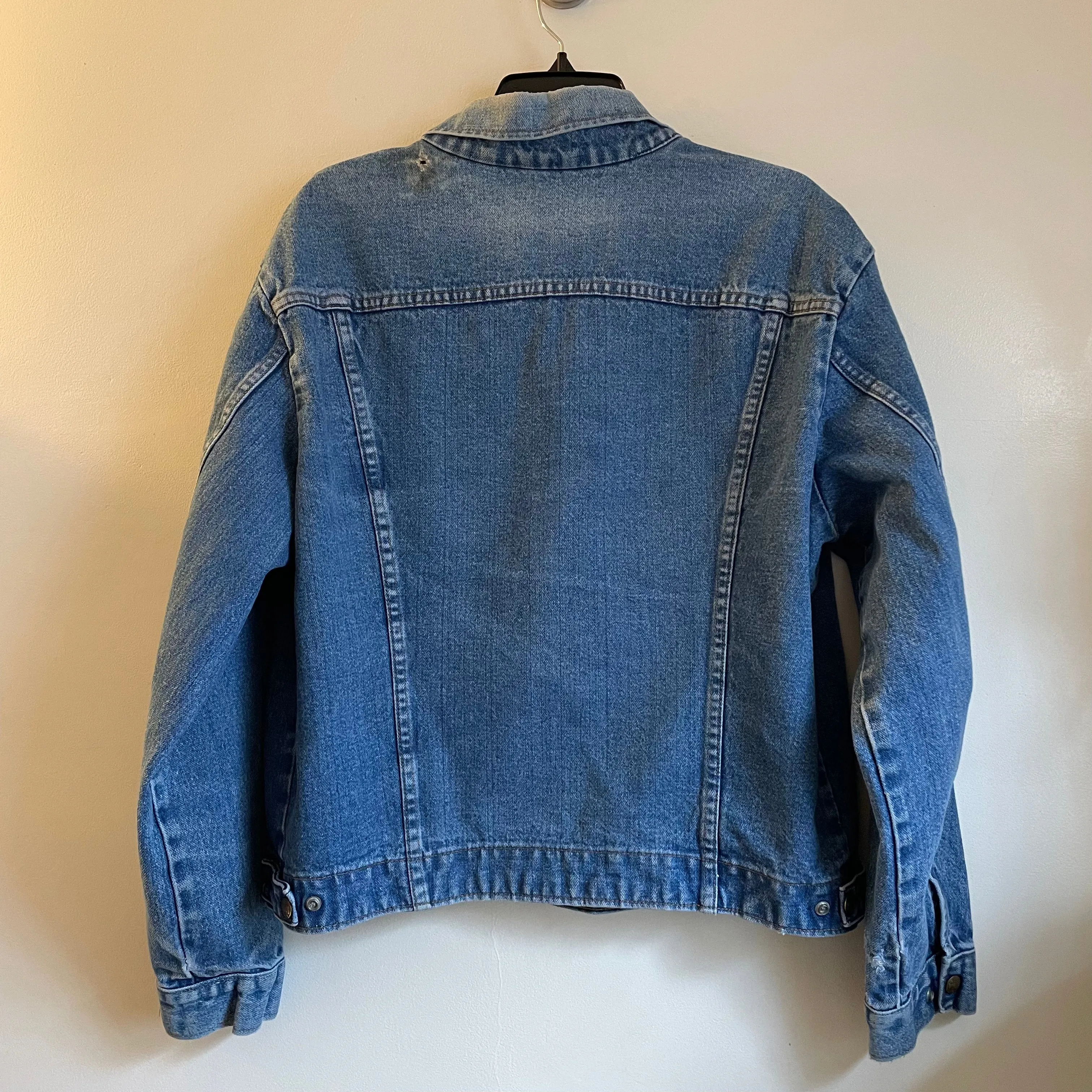 Vintage Unisex 80s 90s Key Imperial Denim Trucker jacket // Size 44R // Made in USA (HT22)