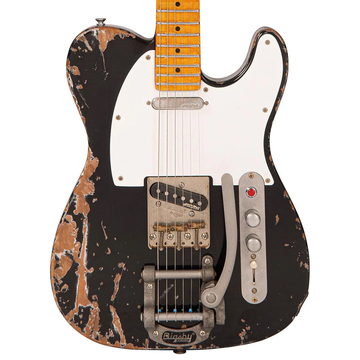 Vintage V52 ProShop Unique ~ Black Icon with Bigsby
