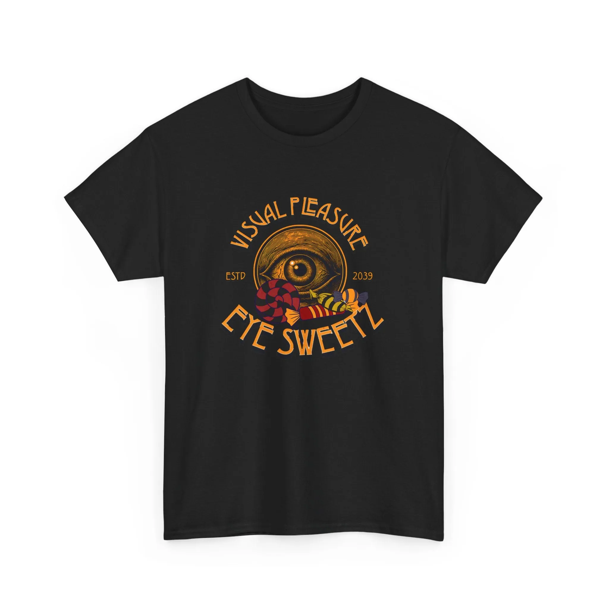Visual Pleasure Eye Candy Unisex Tee, Graphic Shirt, Cotton T-Shirt, Gift for Art Lovers, Casual Wear, Unique Style