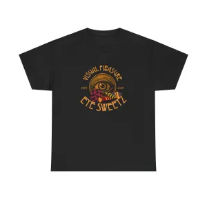 Visual Pleasure Eye Candy Unisex Tee, Graphic Shirt, Cotton T-Shirt, Gift for Art Lovers, Casual Wear, Unique Style