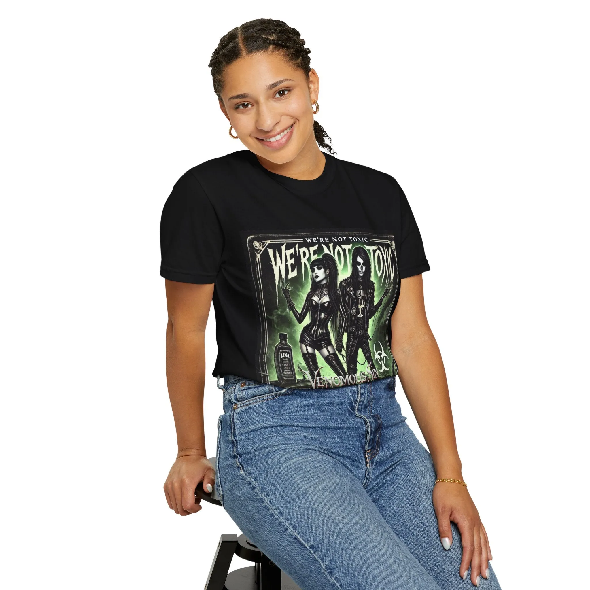 We're Not Toxic, We're Fucking Poison Graphic T-Shirt | We're Not Toxic, Fucking Poison Design
