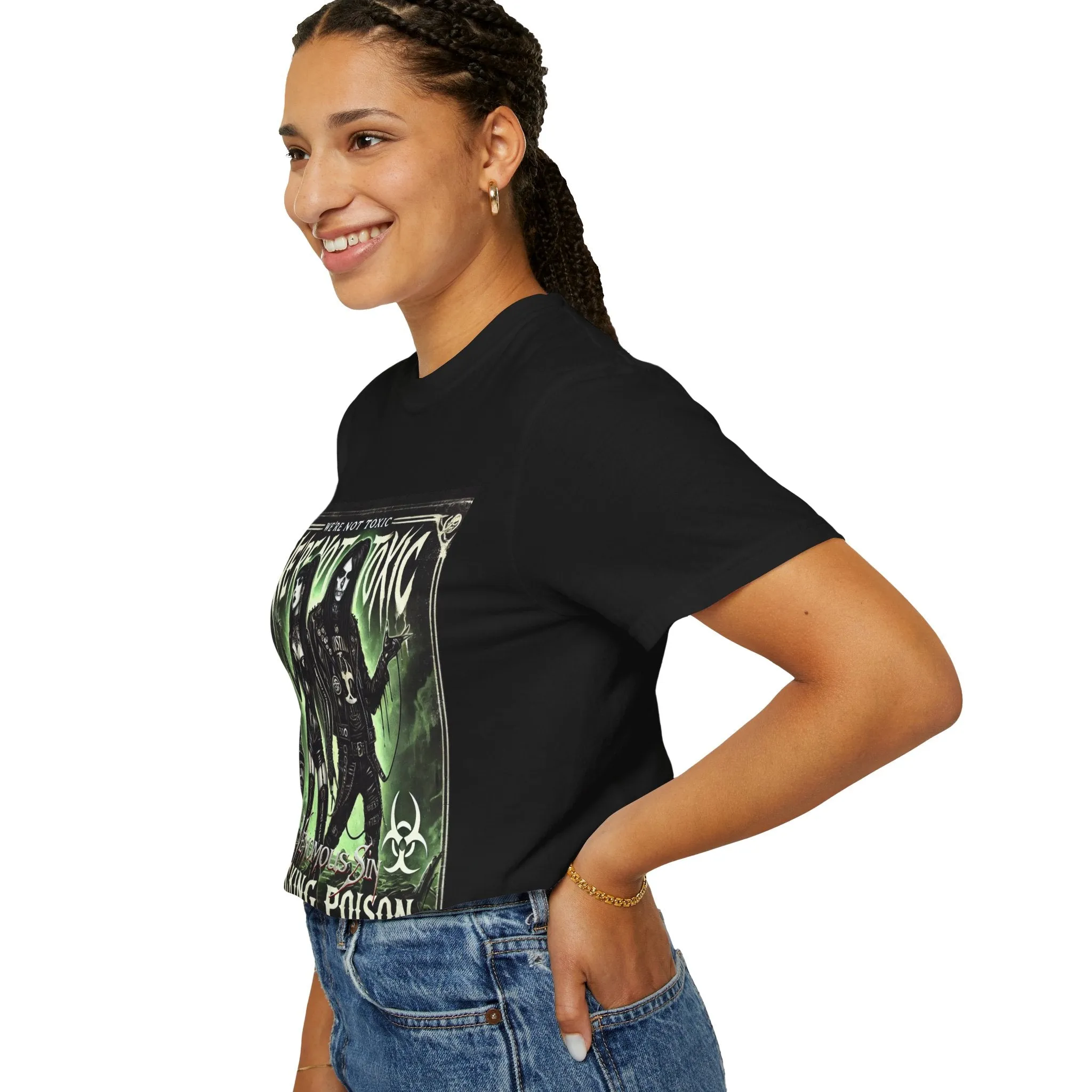 We're Not Toxic, We're Fucking Poison Graphic T-Shirt | We're Not Toxic, Fucking Poison Design