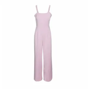 Xena Square neck Pink Jumpsuit