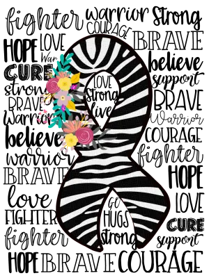 {Zebra Awareness Ribbon}
